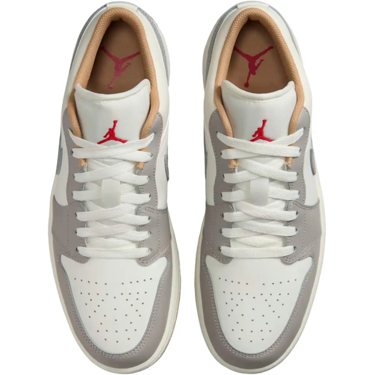 Nike shoes - Nike Air Jordan 1 Low Retro - White/White/White 27