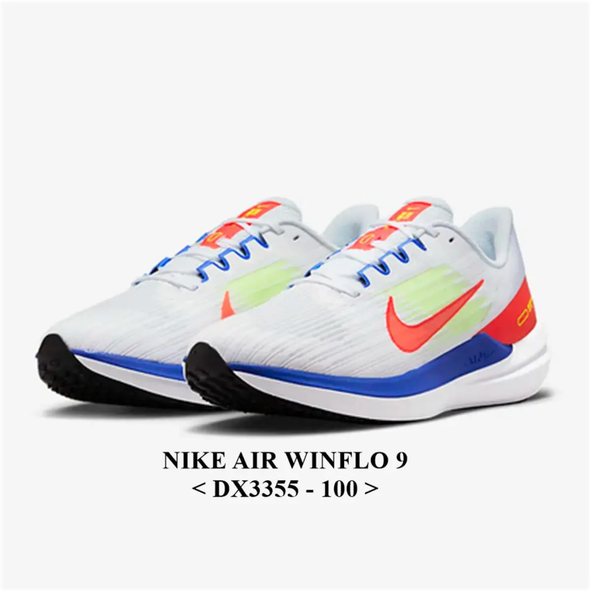 Nike shoes - Nike Air Winflo 9 - Air Winflo - DX3355 - • Shown: White/Racer Blue/Volt/Bright Crimson 7