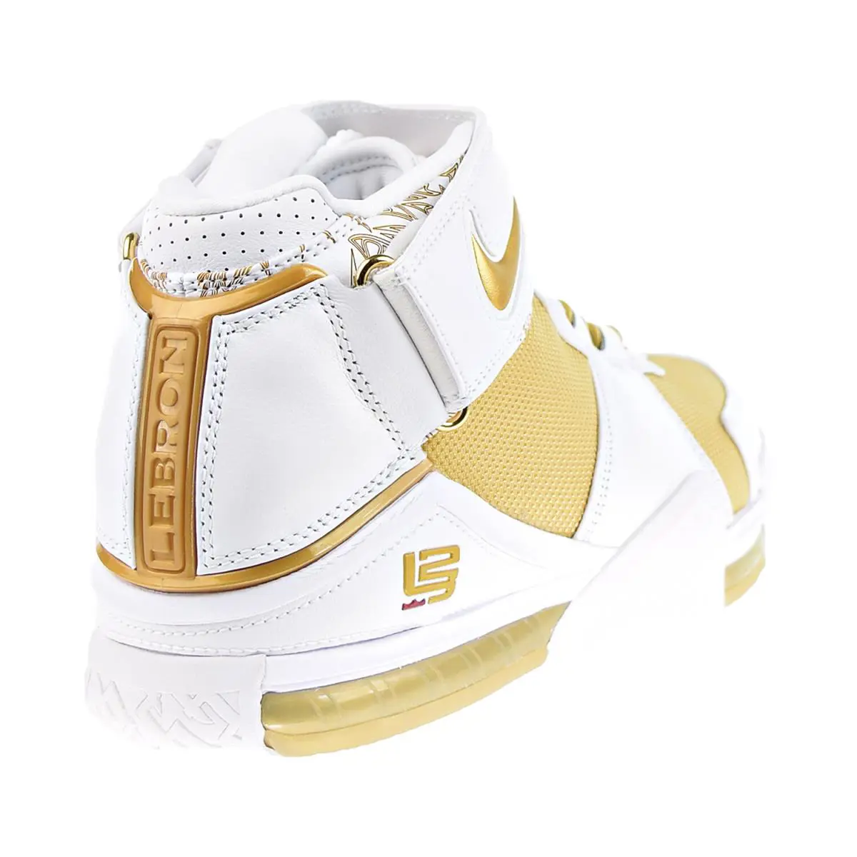 Nike shoes - White-Metallic Gold 1
