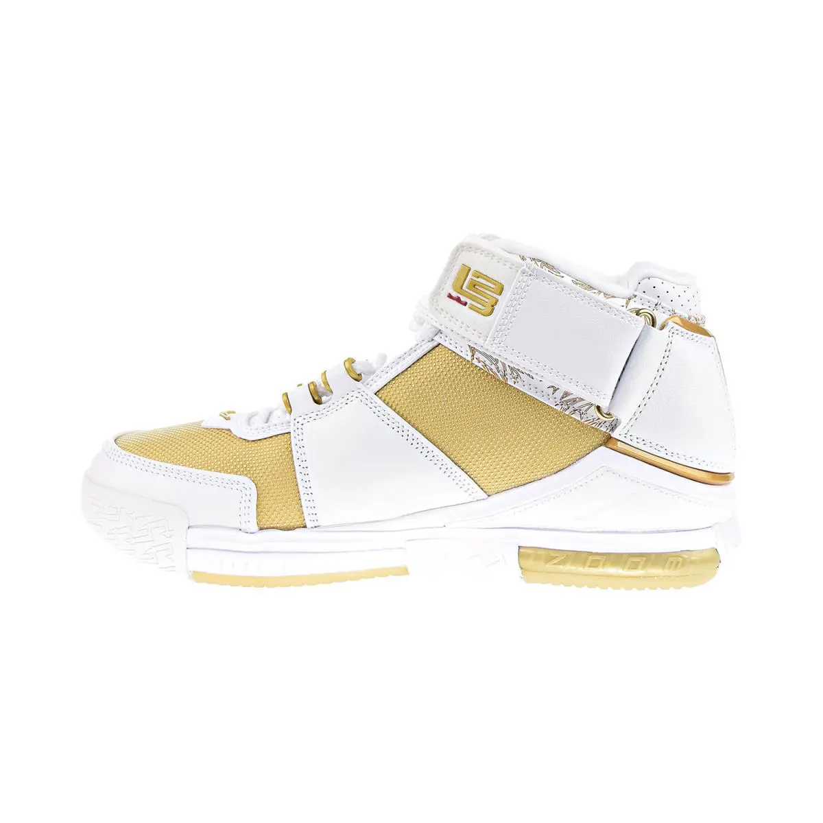 Nike shoes - White-Metallic Gold 2