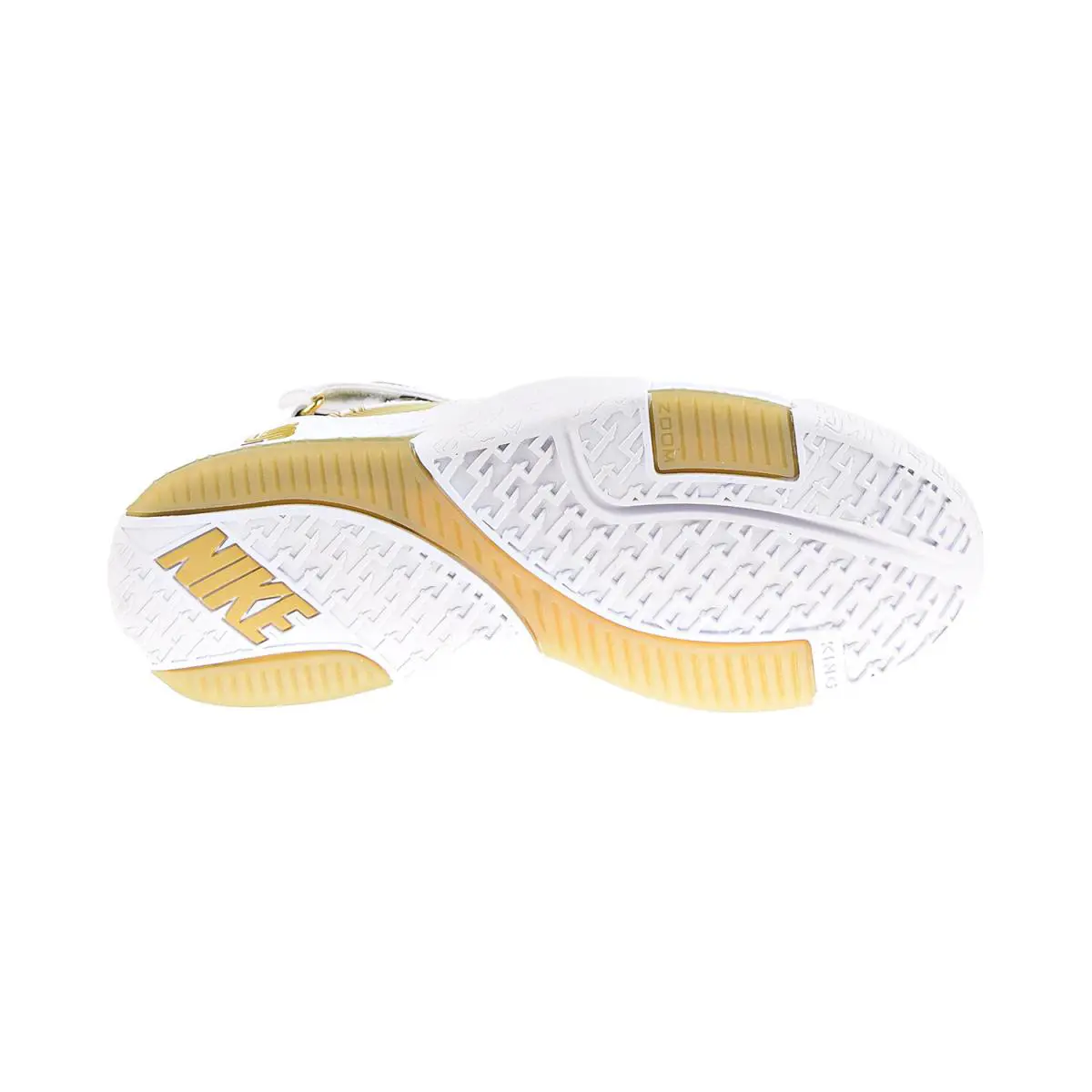 Nike shoes - White-Metallic Gold 10