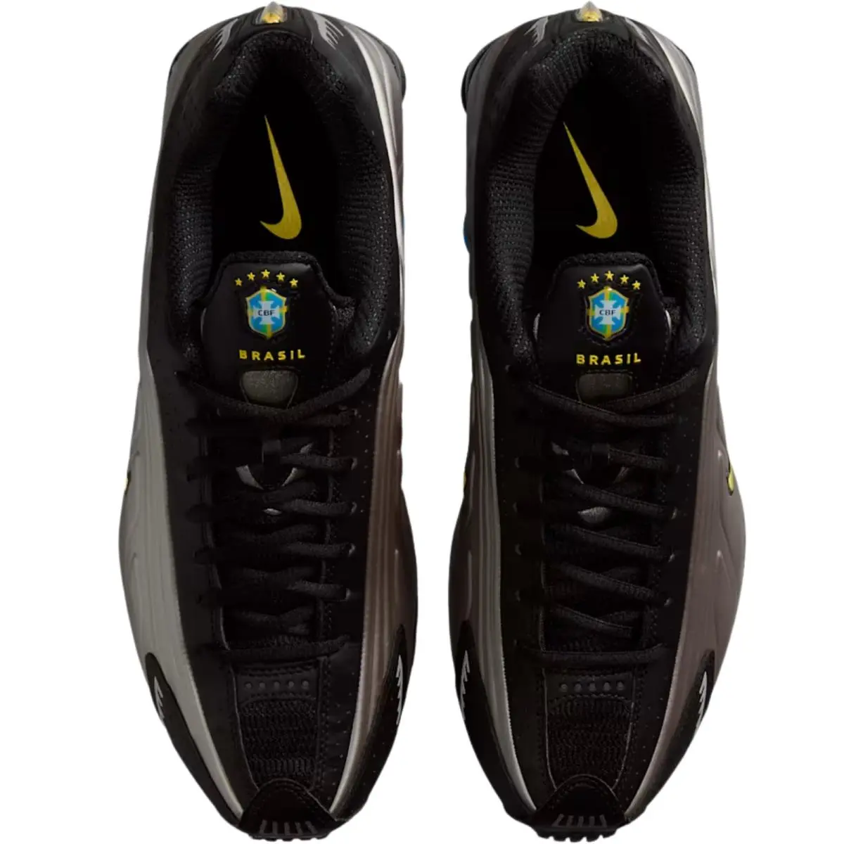 Nike shoes - Nike Shox R4 - Shox - Black/Black/Bright Crimson/Black 32