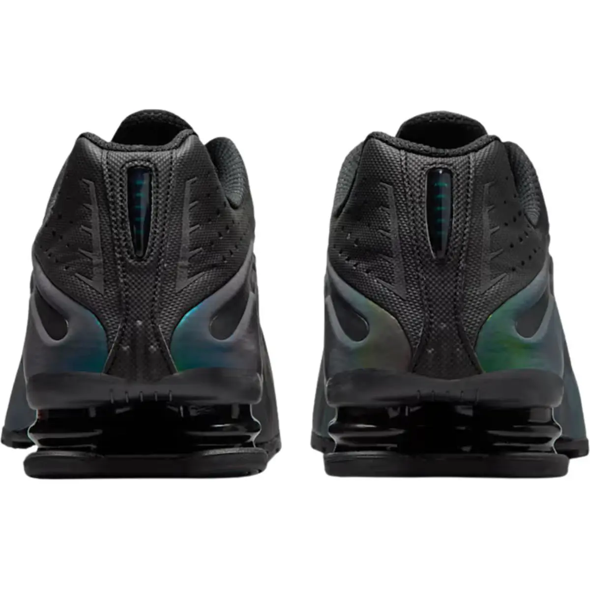 Nike shoes - Nike Shox R4 - Shox - Black/Black/Bright Crimson/Black 51