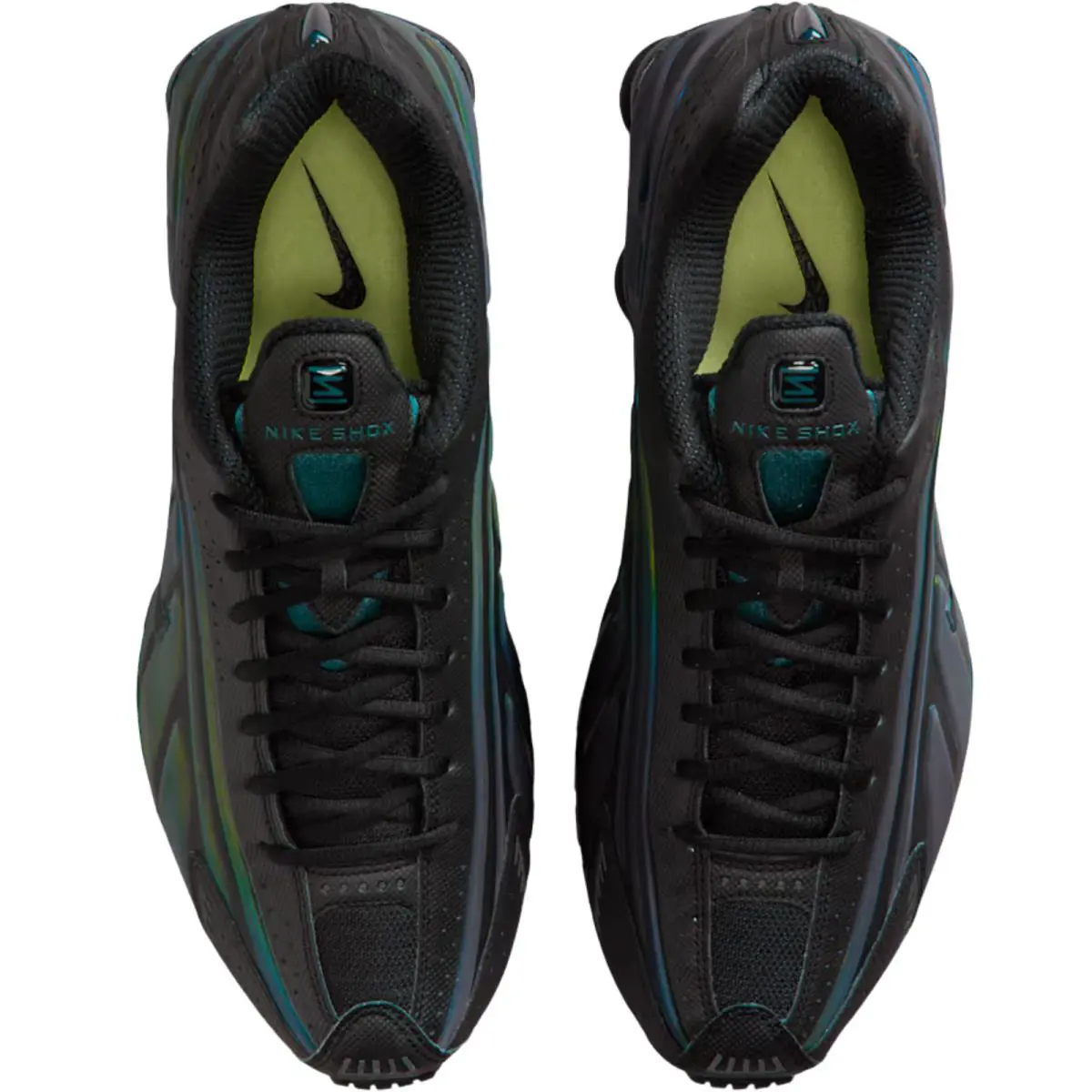 Nike shoes - Nike Shox R4 - Shox - Black/Black/Bright Crimson/Black 52