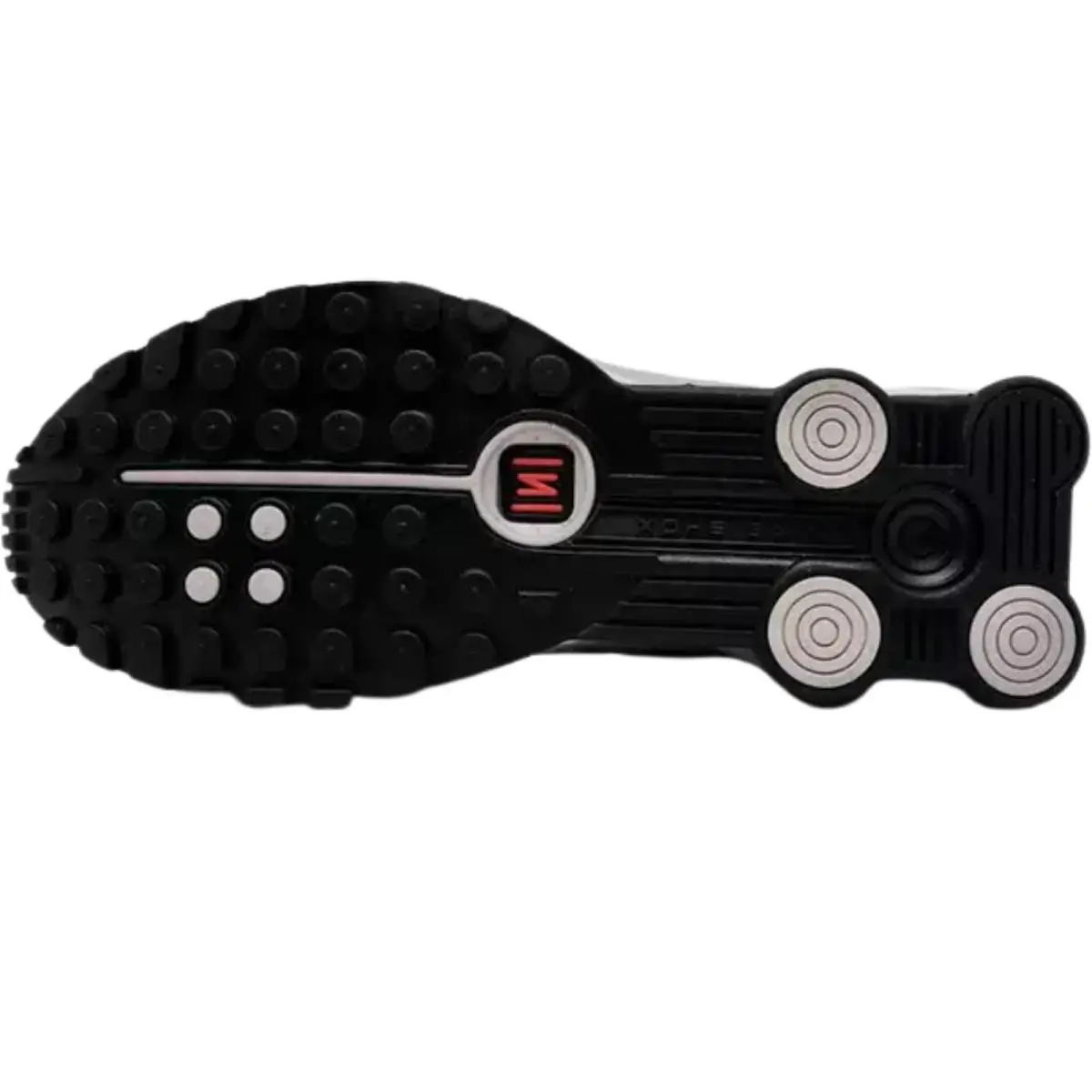 Nike shoes - Nike Shox R4 - Shox - Black/Black/Bright Crimson/Black 33