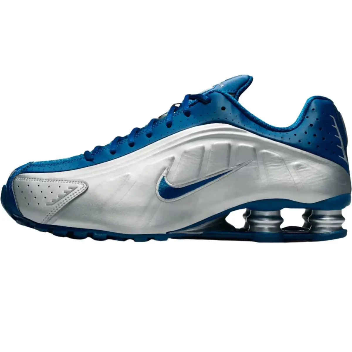 Nike shoes - Nike Shox R4 - Shox - Black/Black/Bright Crimson/Black 45