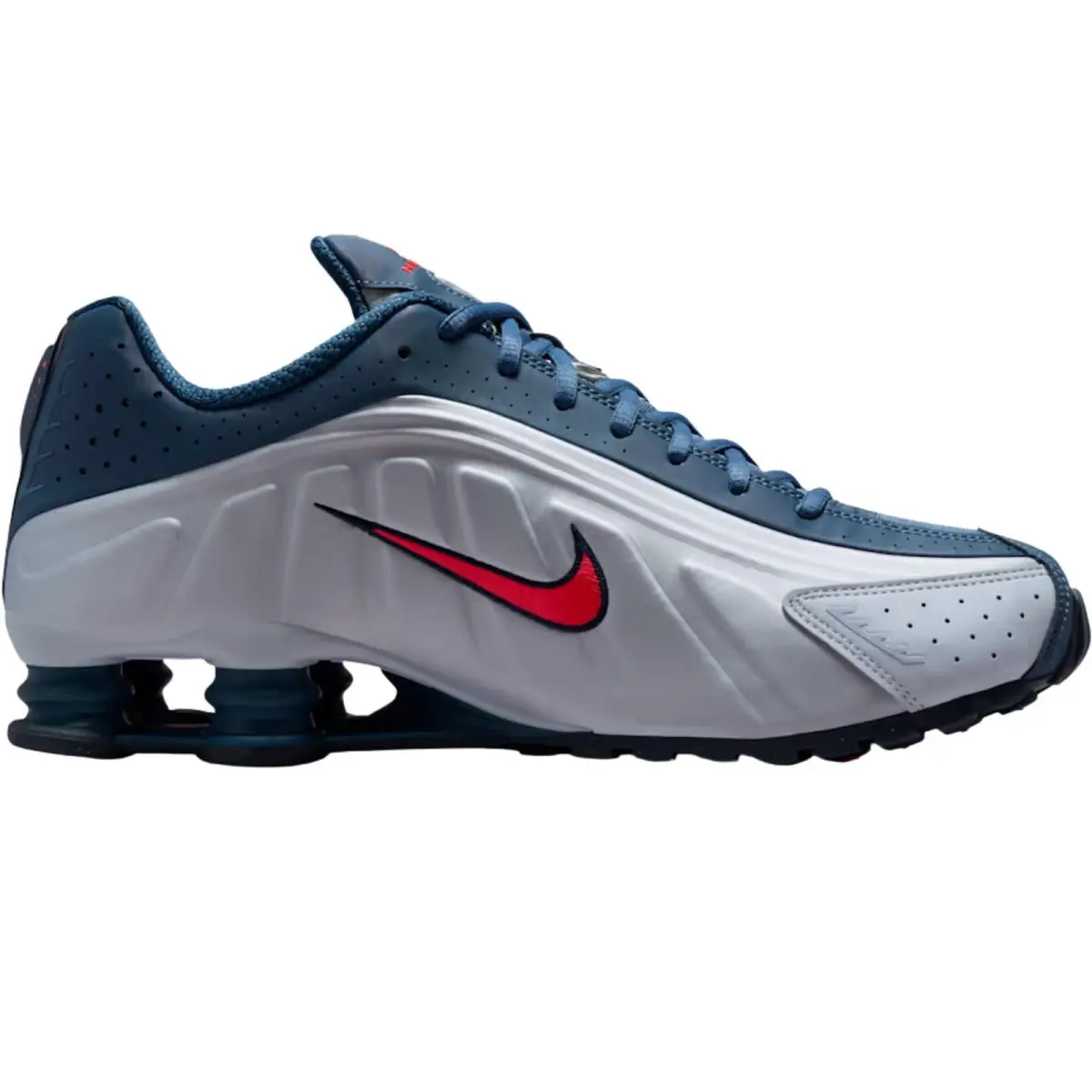 Nike shoes - Nike Shox R4 - Shox - Black/Black/Bright Crimson/Black 49