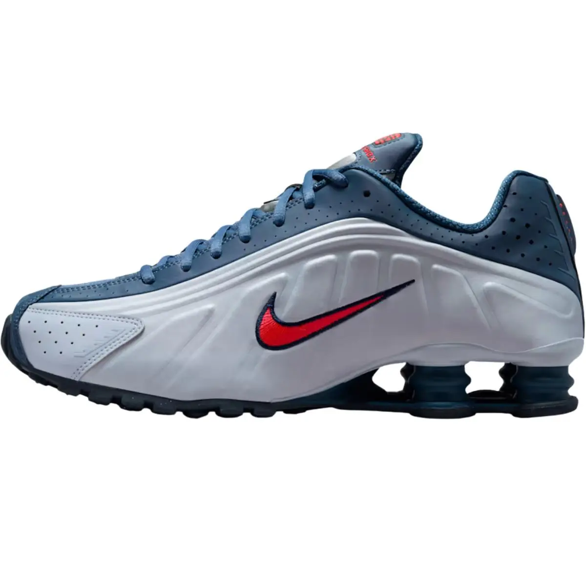 Nike shoes - Nike Shox R4 - Shox - Black/Black/Bright Crimson/Black 50
