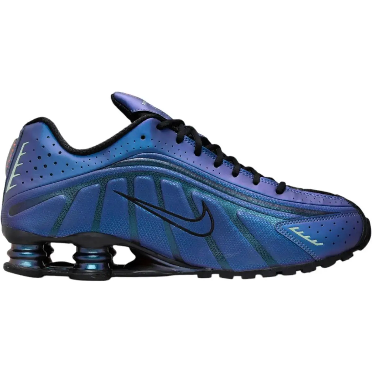 Nike shoes - Nike Shox R4 - Shox - Black/Black/Bright Crimson/Black 24