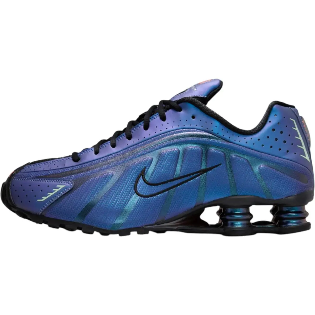 Nike shoes - Nike Shox R4 - Shox - Black/Black/Bright Crimson/Black 25