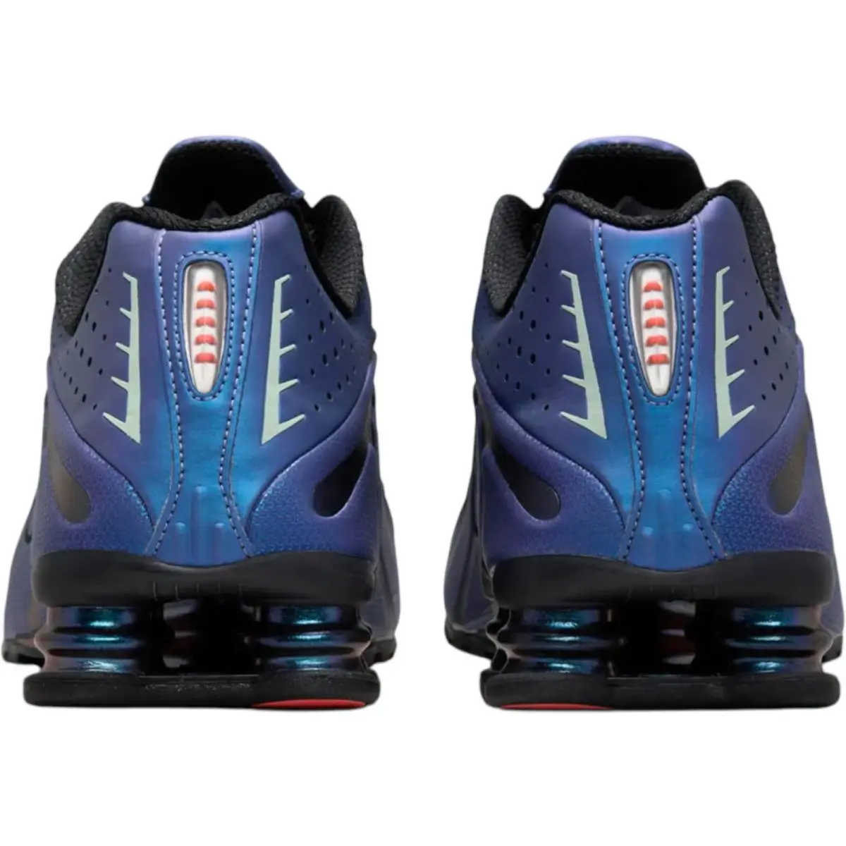 Nike shoes - Nike Shox R4 - Shox - Black/Black/Bright Crimson/Black 26