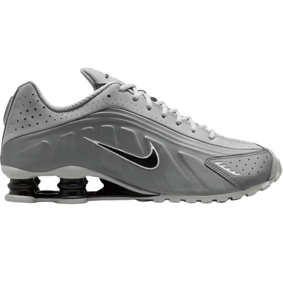 Nike shoes - Nike Shox R4 - Shox - Black/Black/Bright Crimson/Black 24