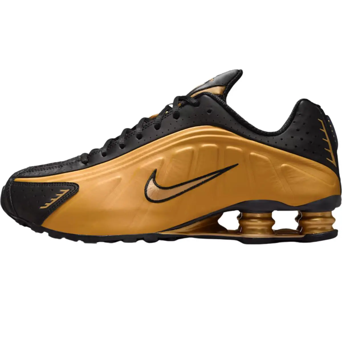 Nike shoes - Nike Shox R4 - Shox - Black/Black/Bright Crimson/Black 35