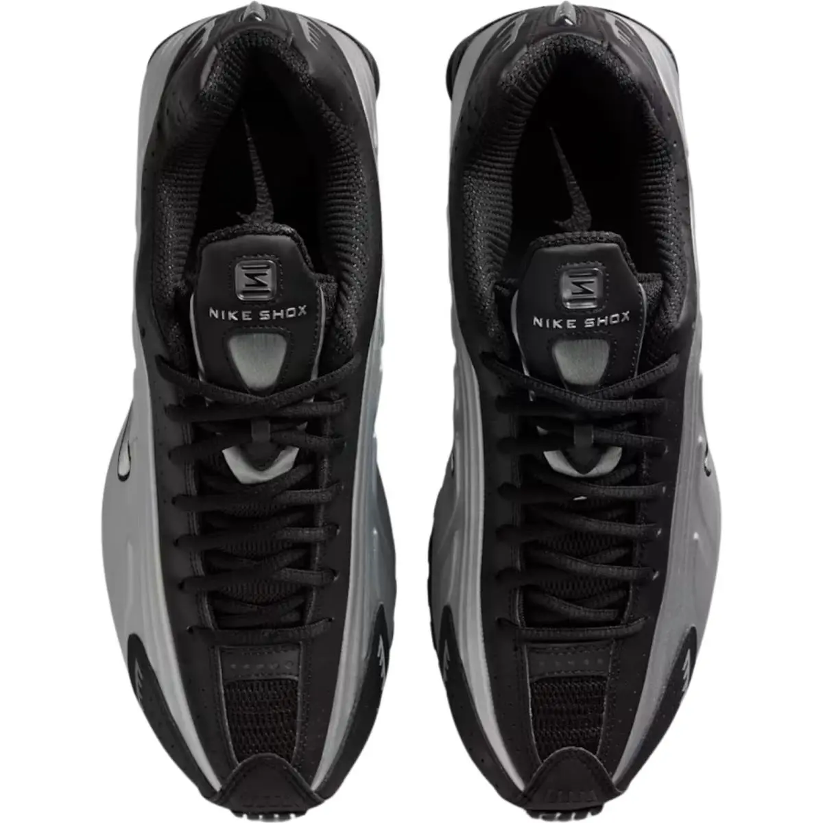 Nike shoes - Nike Shox R4 - Shox - Black/Black/Bright Crimson/Black 37