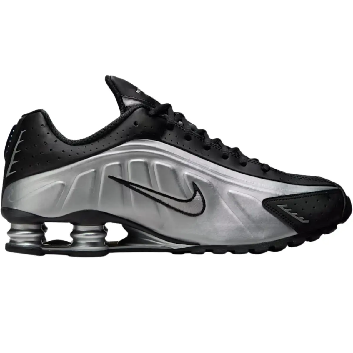 Nike shoes - Nike Shox R4 - Shox - Black/Black/Bright Crimson/Black 39