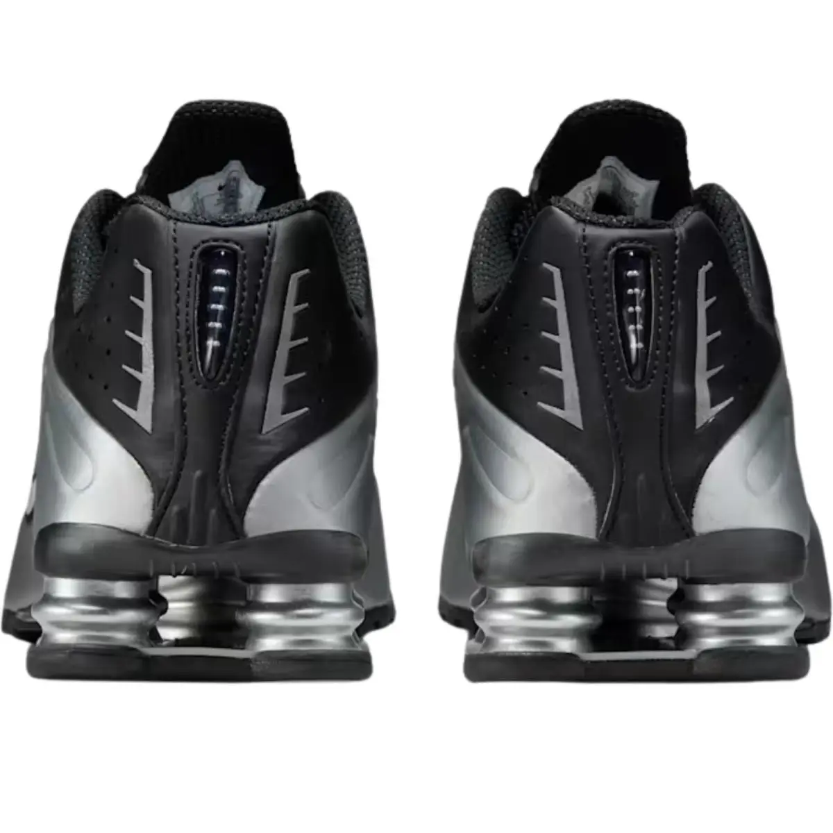 Nike shoes - Nike Shox R4 - Shox - Black/Black/Bright Crimson/Black 41