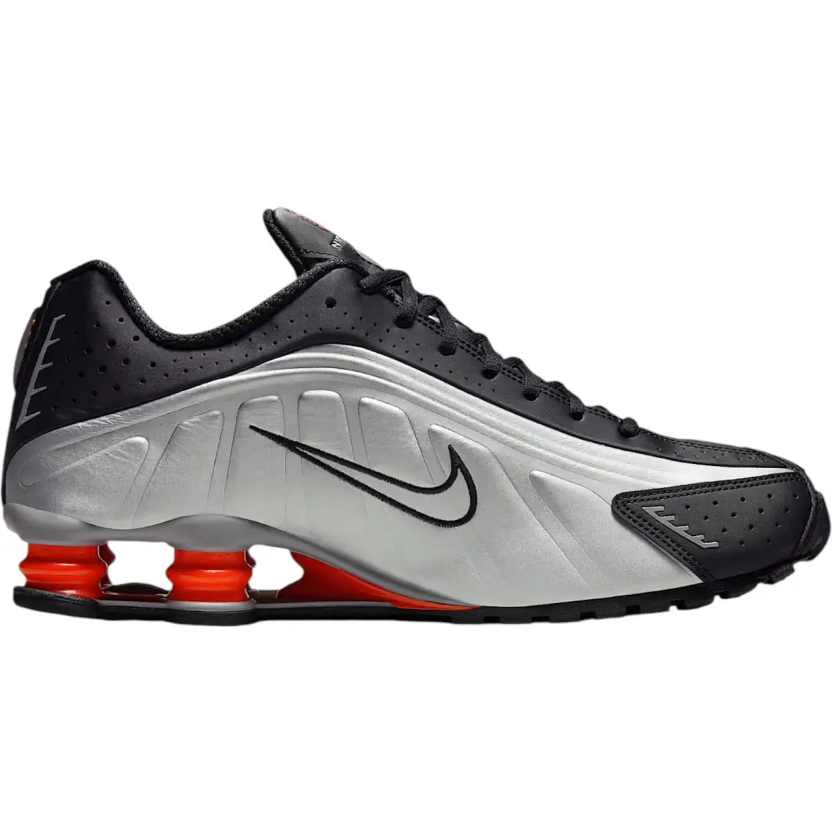 Nike shoes - Nike Shox R4 - Shox - Black/Black/Bright Crimson/Black 9