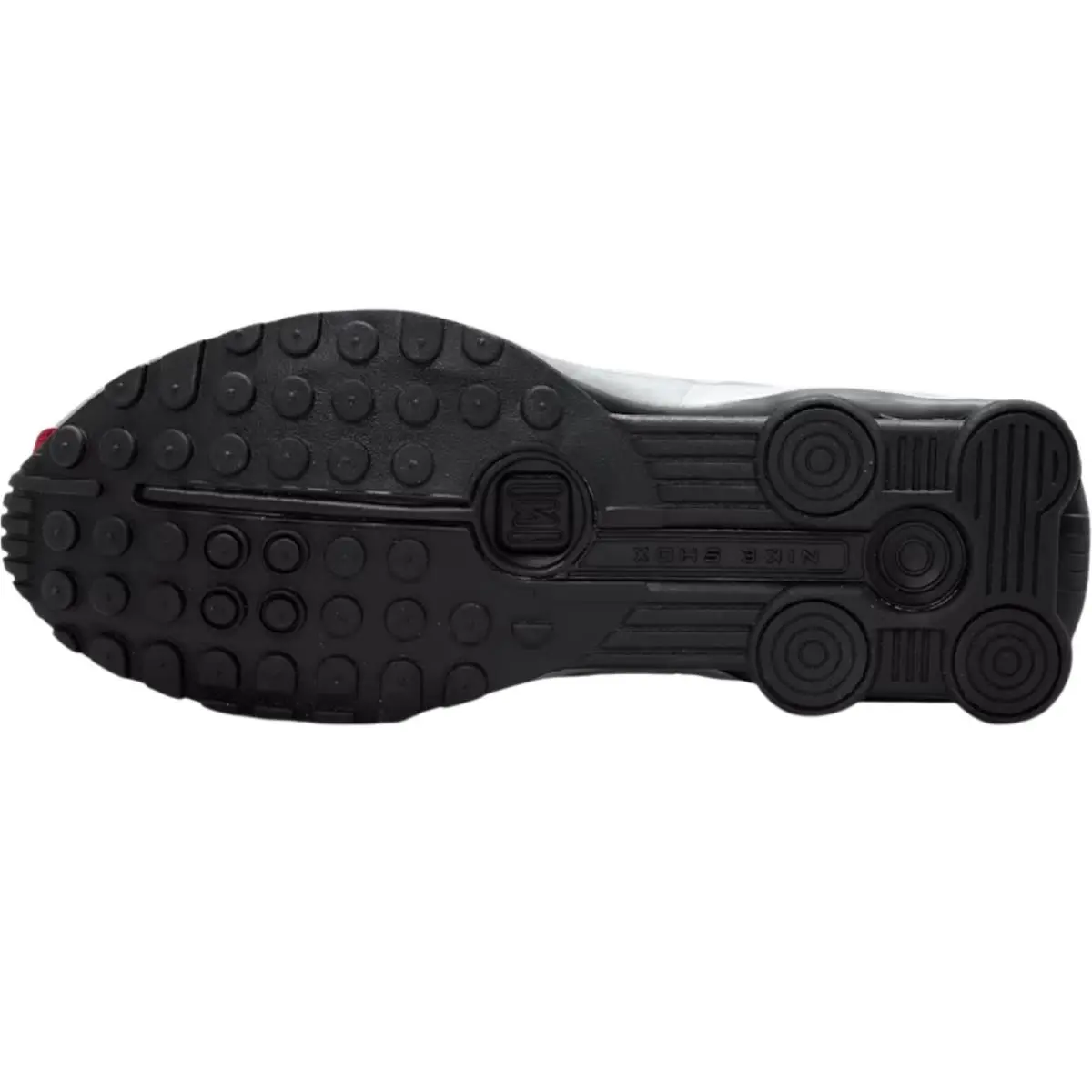 Nike shoes - Nike Shox R4 - Shox - Black/Black/Bright Crimson/Black 48