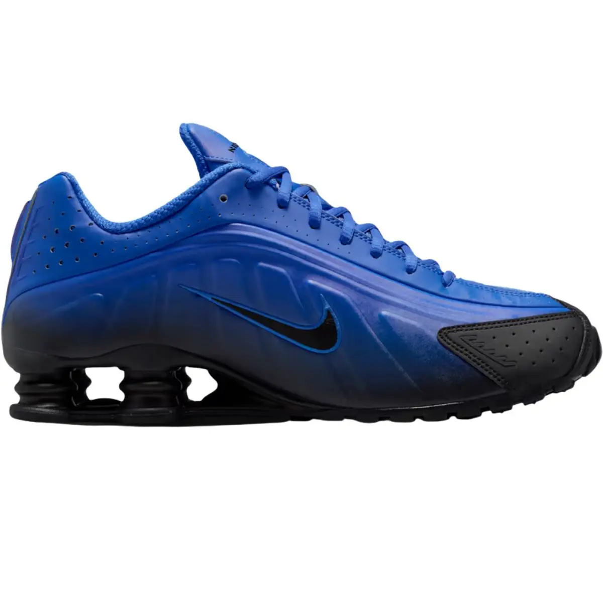 Nike shoes - Nike Shox R4 - Shox - Black/Black/Bright Crimson/Black 54