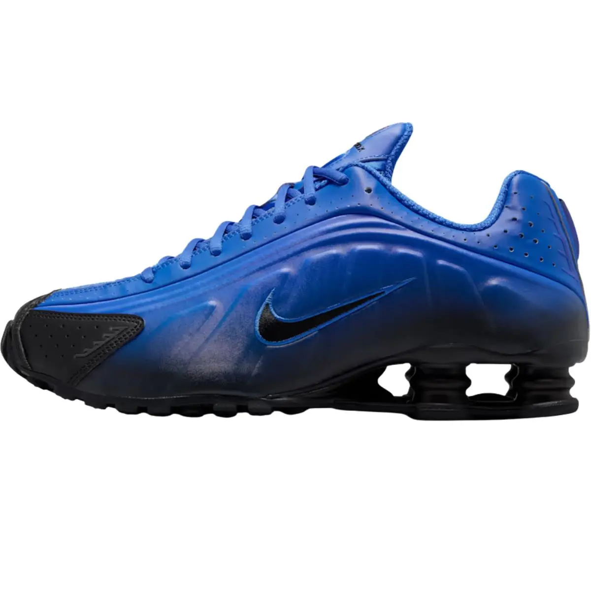 Nike shoes - Nike Shox R4 - Shox - Black/Black/Bright Crimson/Black 55