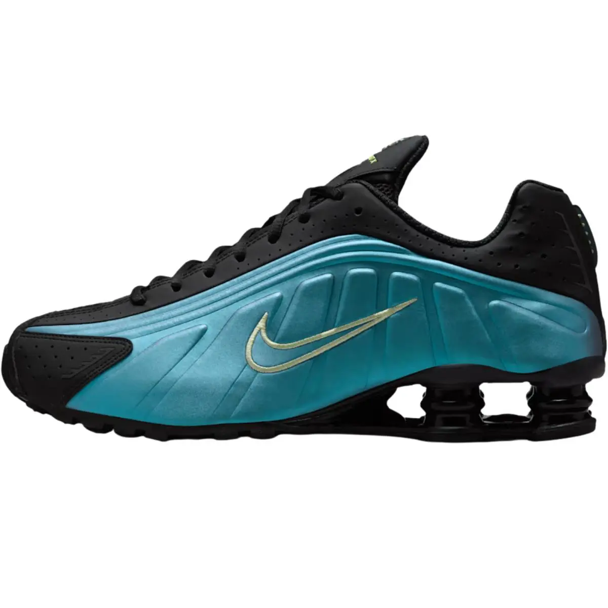 Nike shoes - Nike Shox R4 - Shox - Black/Black/Bright Crimson/Black 35