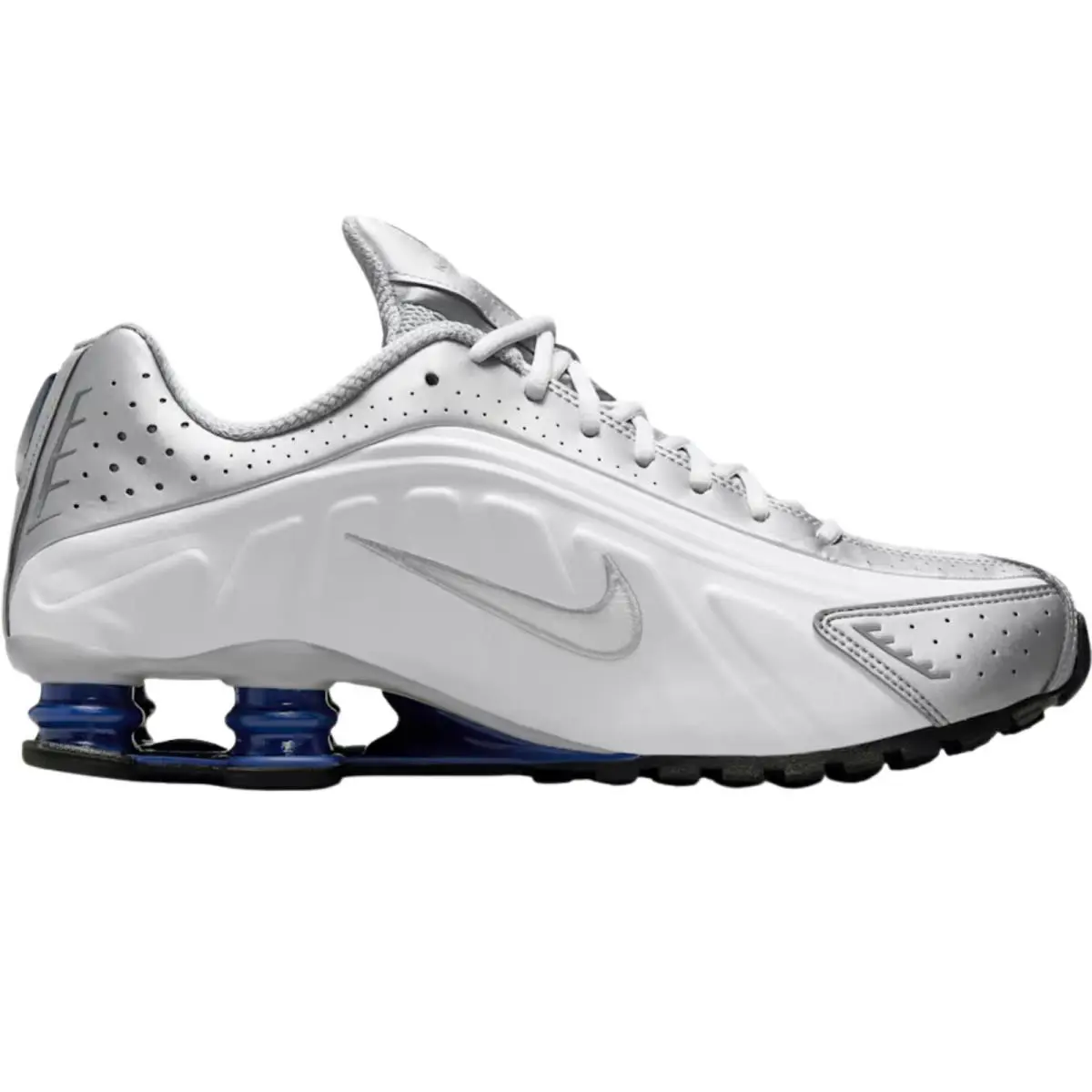 Nike shoes - Nike Shox R4 - Shox - Black/Black/Bright Crimson/Black 44