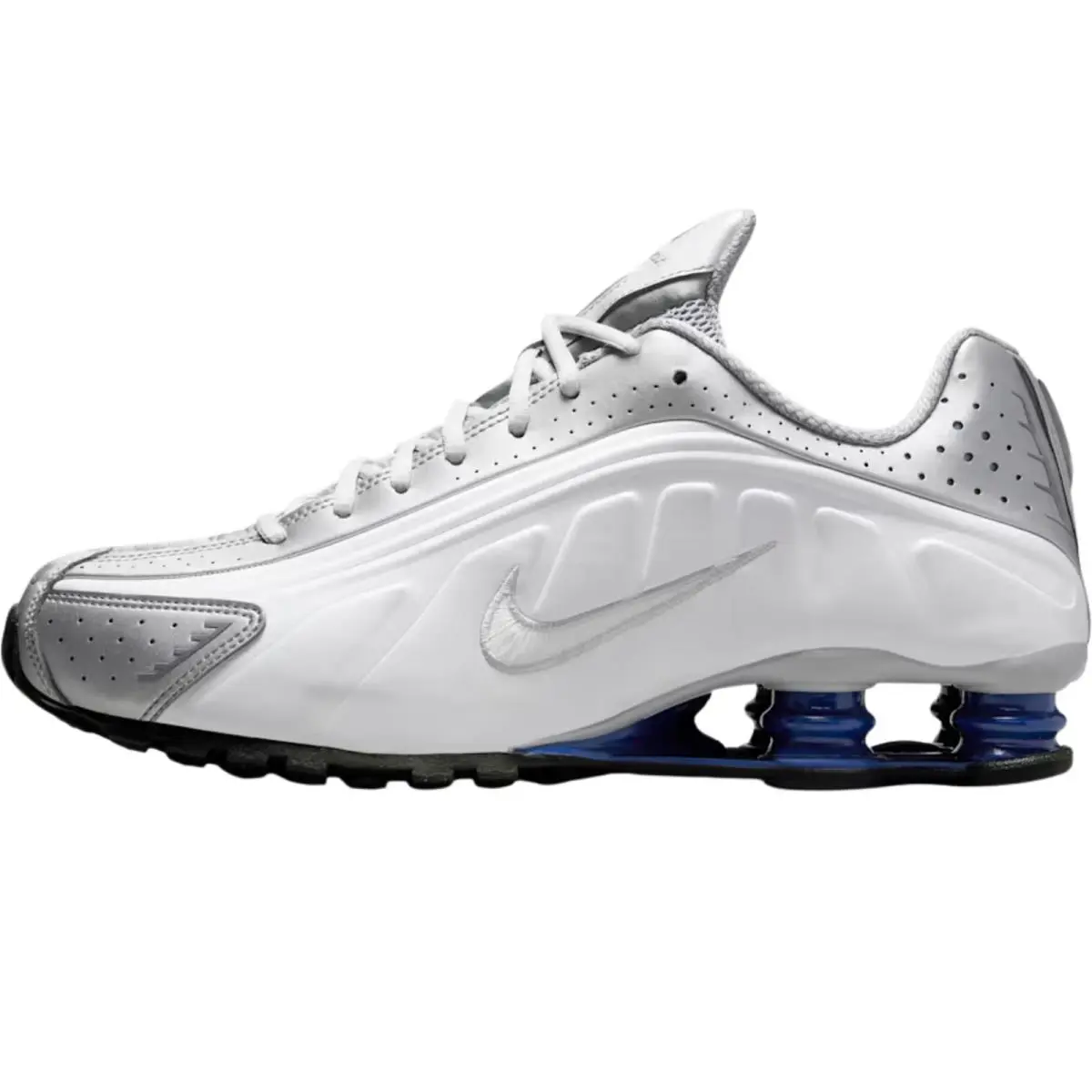 Nike shoes - Nike Shox R4 - Shox - Black/Black/Bright Crimson/Black 45