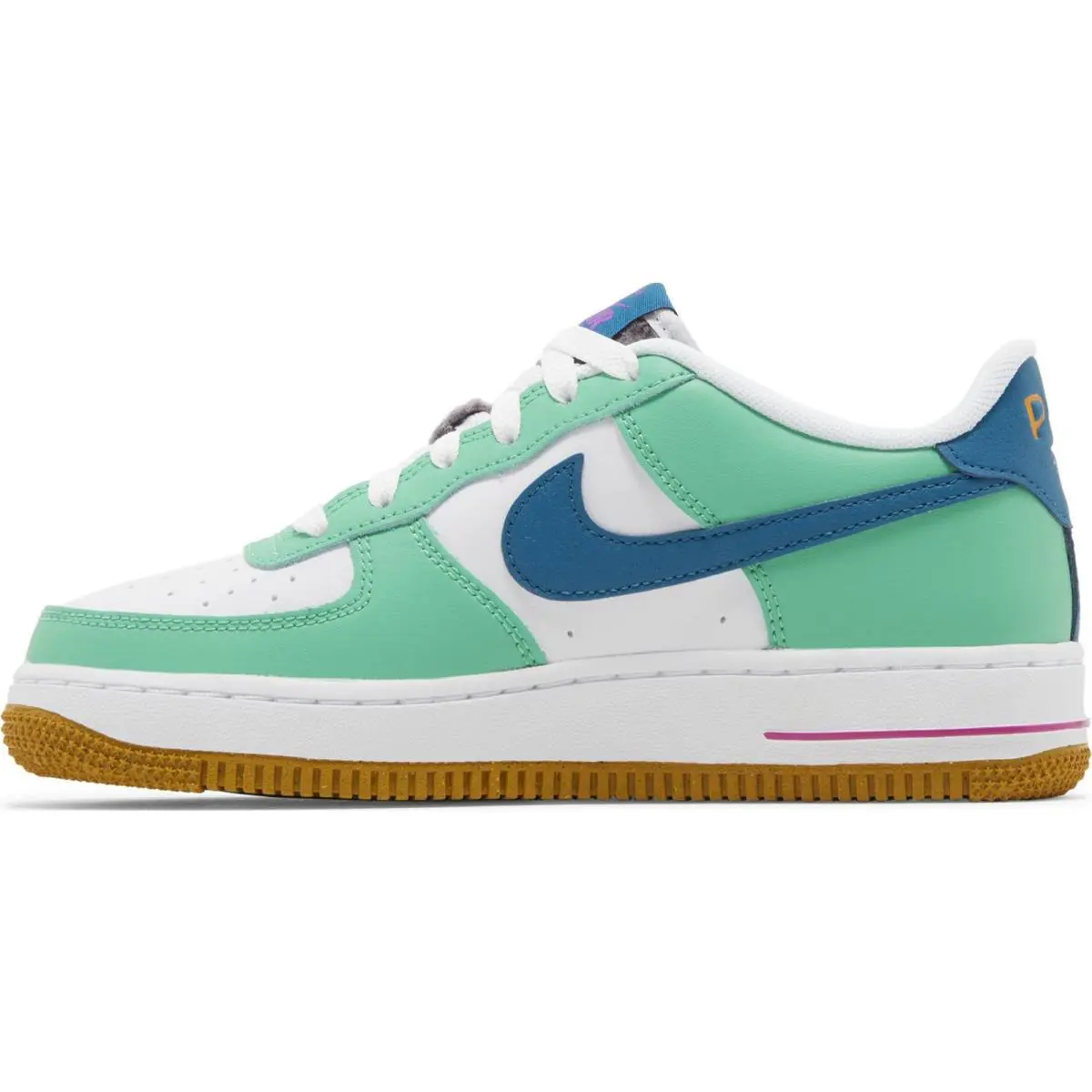 Nike shoes - White/Spring Green/Hyper Violet/Green Abyss 1