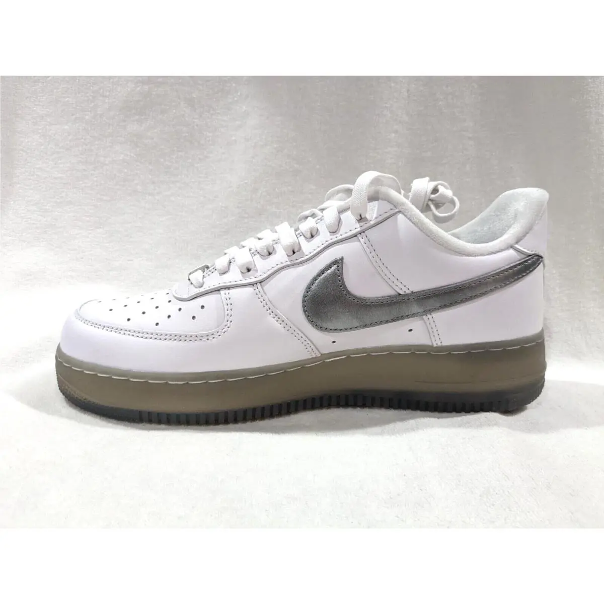 Nike shoes - Nike Air Force 1 `07 PRM - DX3945-100 - White/Silver 5