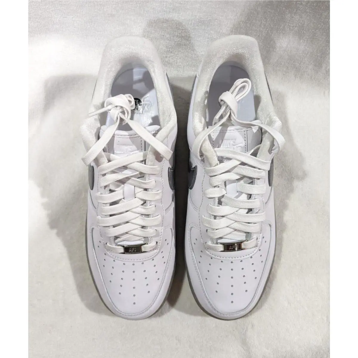 Nike shoes - Nike Air Force 1 `07 PRM - DX3945-100 - White/Silver 9