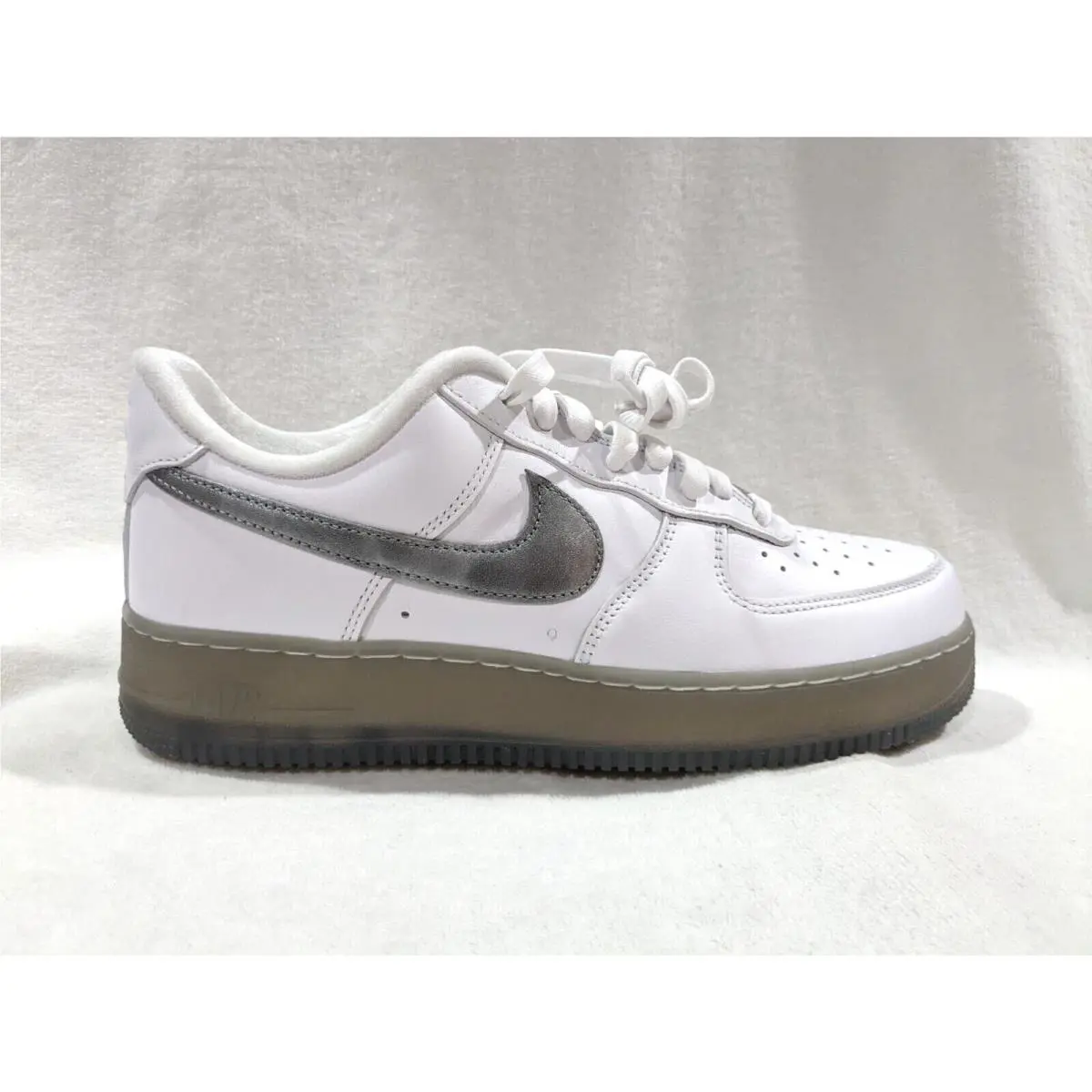 Nike shoes - Nike Air Force 1 `07 PRM - DX3945-100 - White/Silver 14