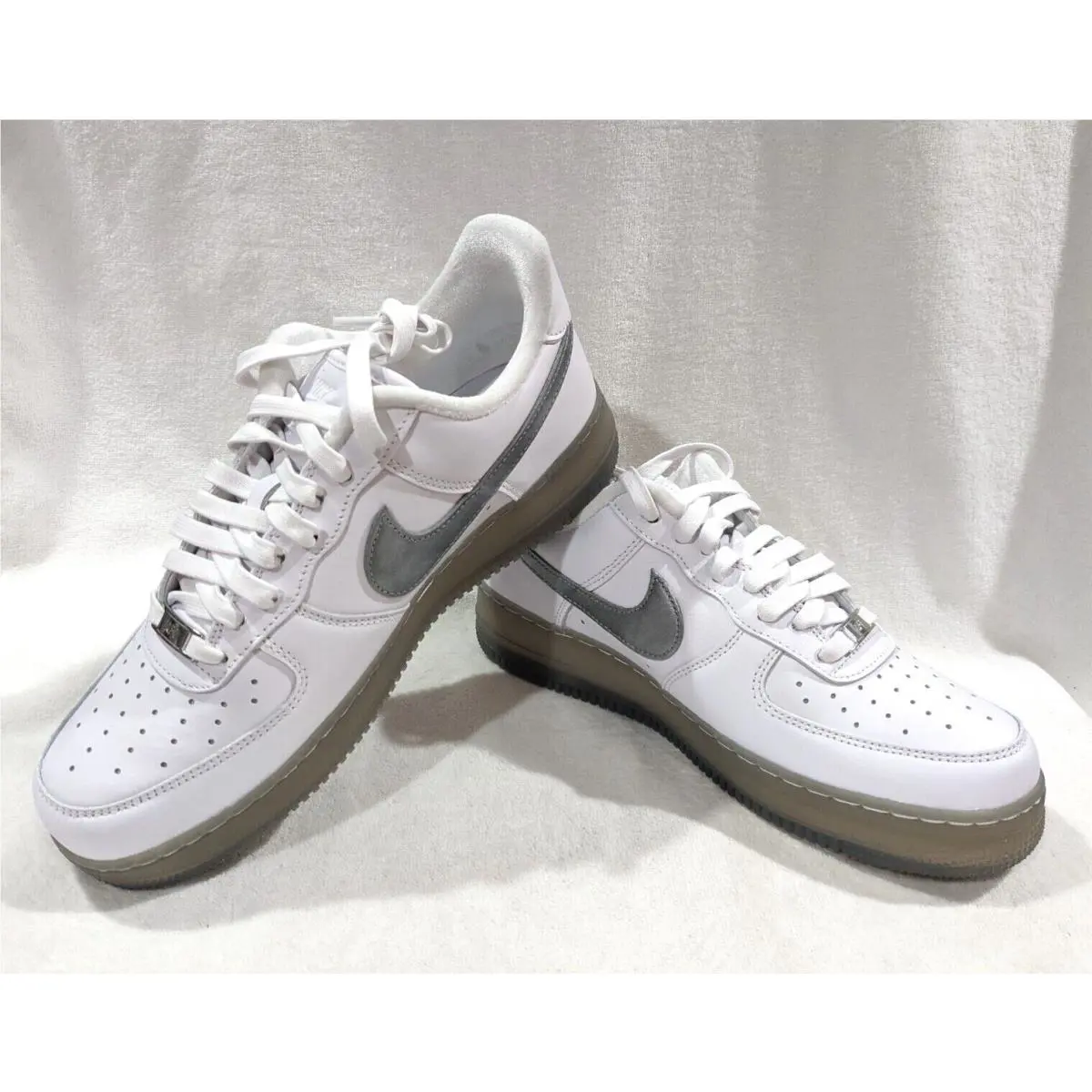 Nike shoes - Nike Air Force 1 `07 PRM - DX3945-100 - White/Silver 7
