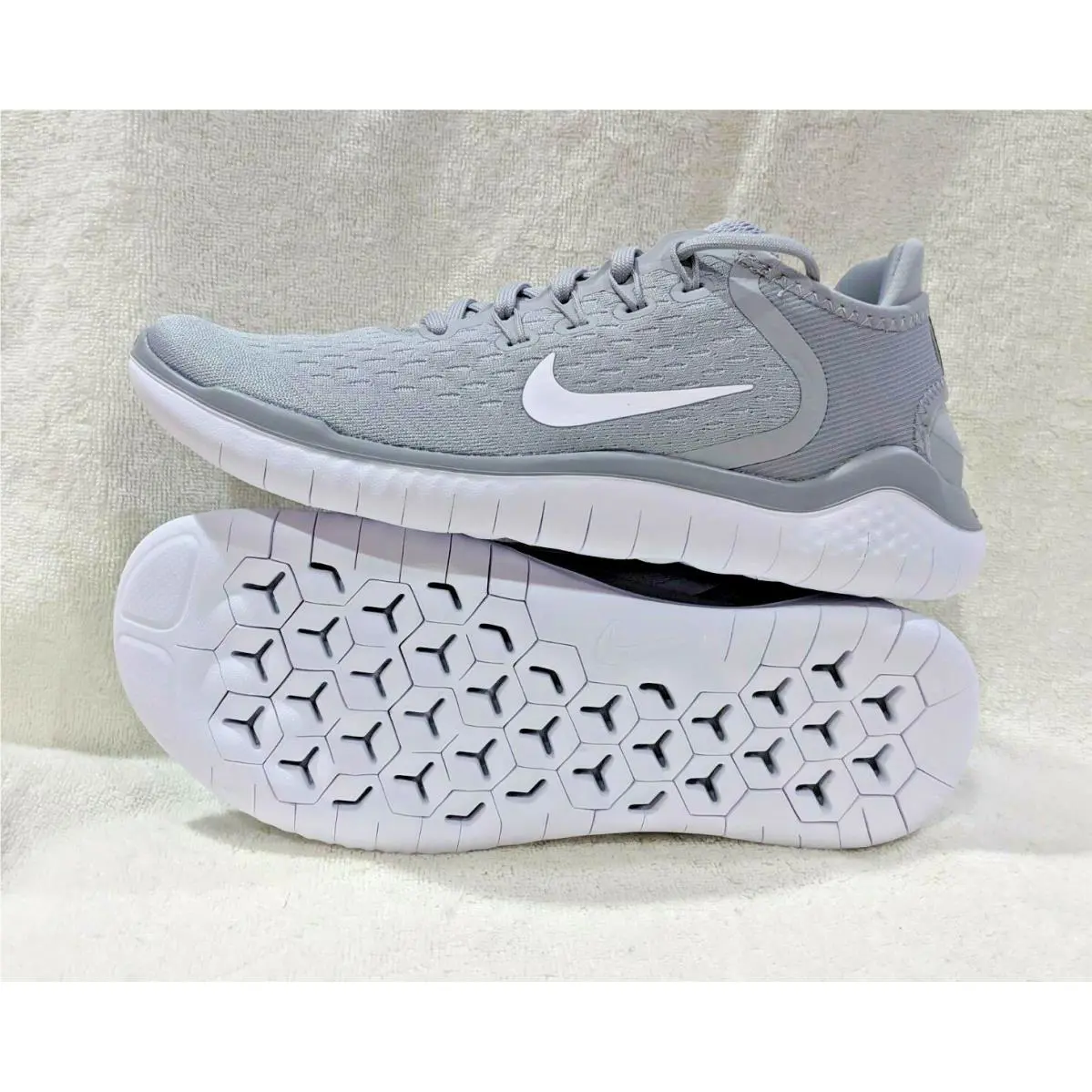 Nike shoes - Nike Free RN 2018 - Free - 942837-003 - Wolf Grey/White/Volt 0