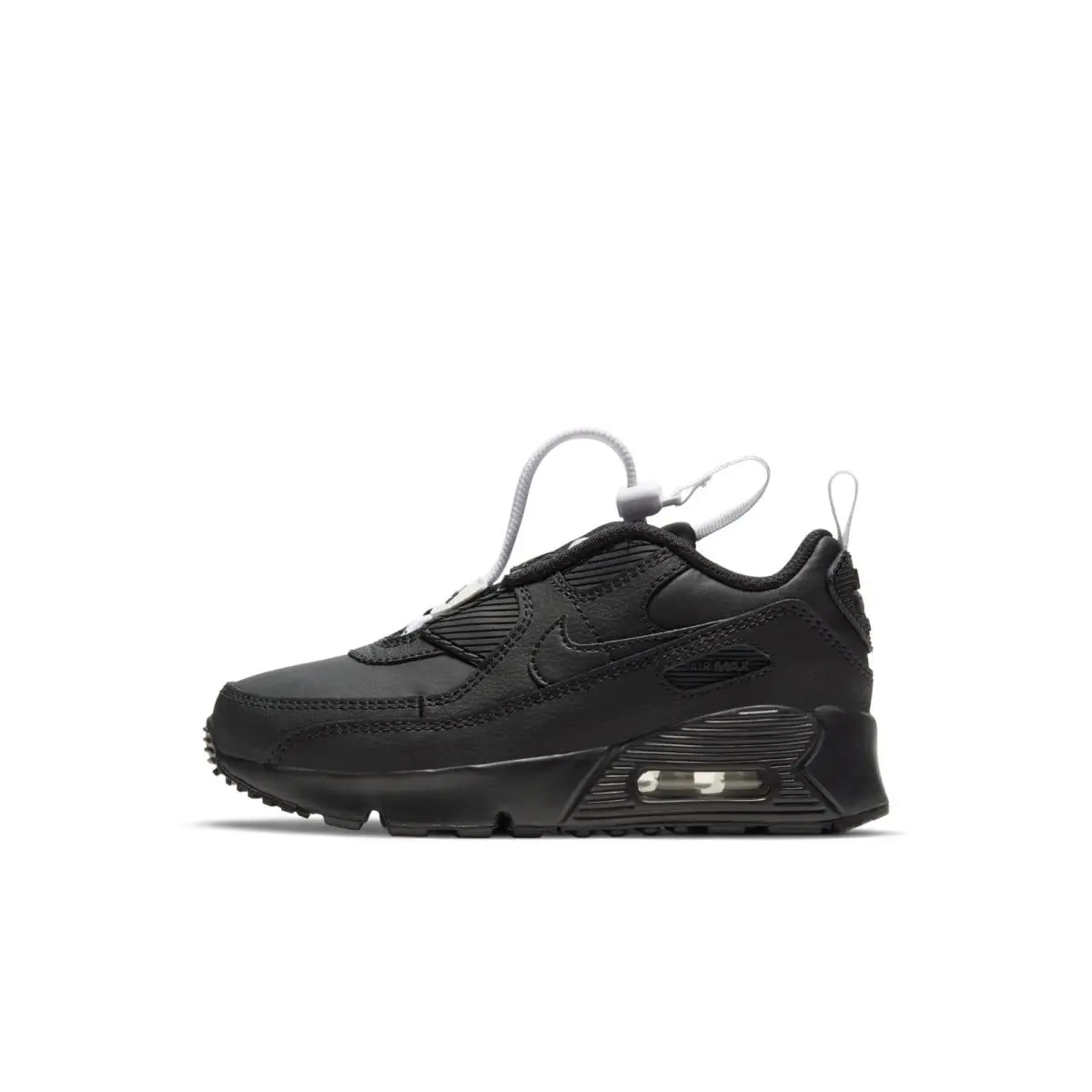 CV0064-001 Preschool Nike Air Max 90 Toggle `triple Black PS `