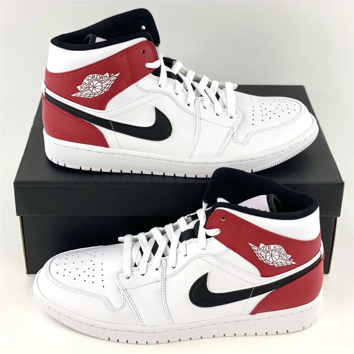 Nike shoes - Air Jordan 1 Mid - Air Mid - 554724-116 - White 11