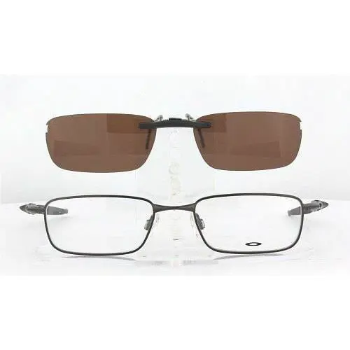 Custom Made For  DRILLBIT-50X18-F Polarized Clip-on Sunglasses Eyeglasses by Oakley