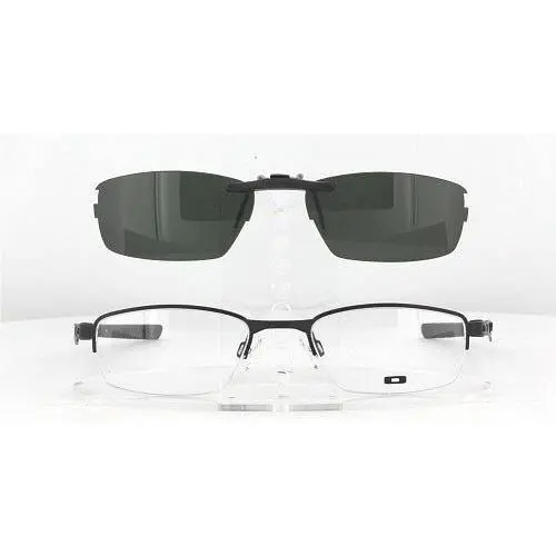 Custom Made For Oakley Halftrack OX3109-50X18-F Polarized Clip-on Sunglasses Ey