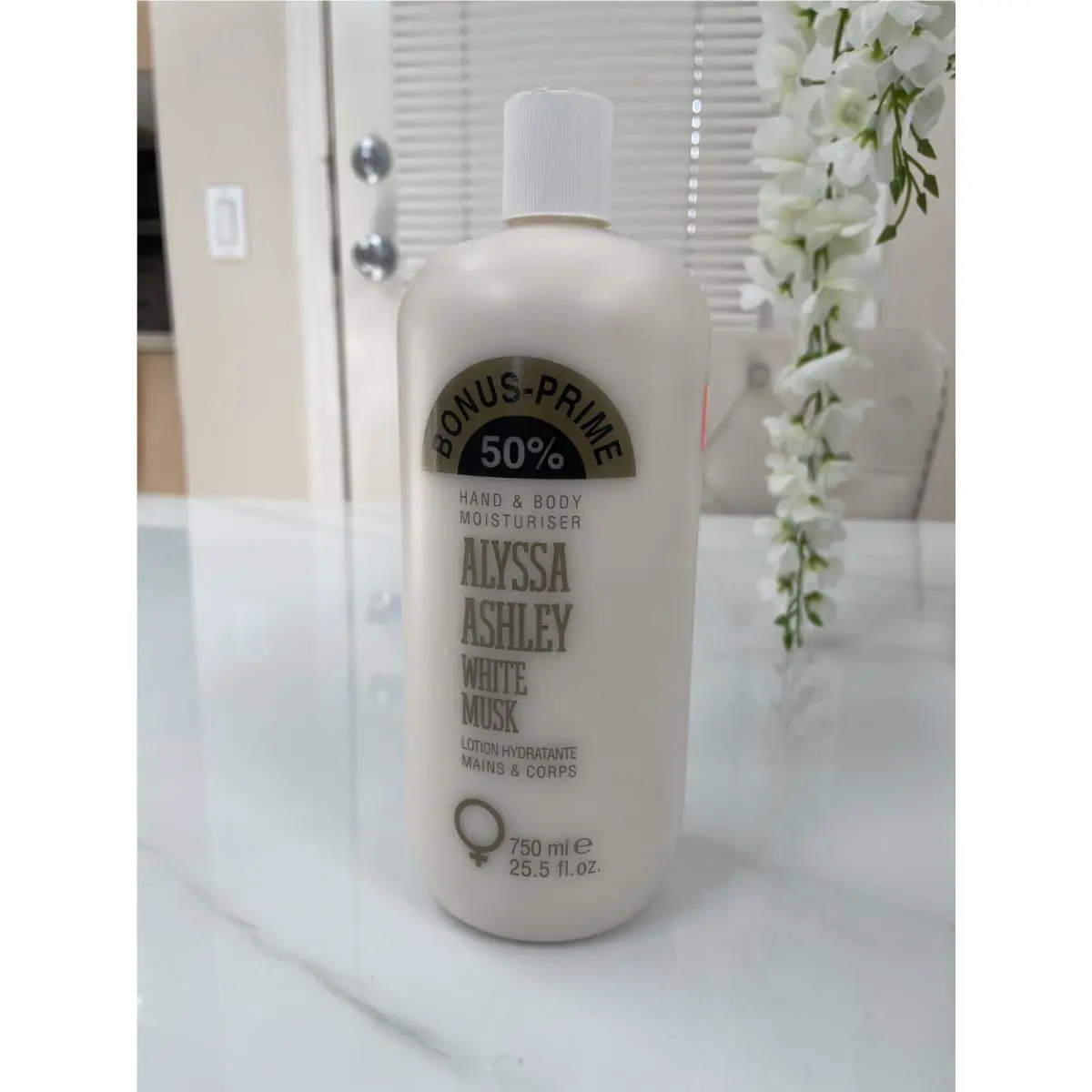 Alyssa Ashley White Dusk 750ML Hand Body Moisturiser Lotion Hydrante