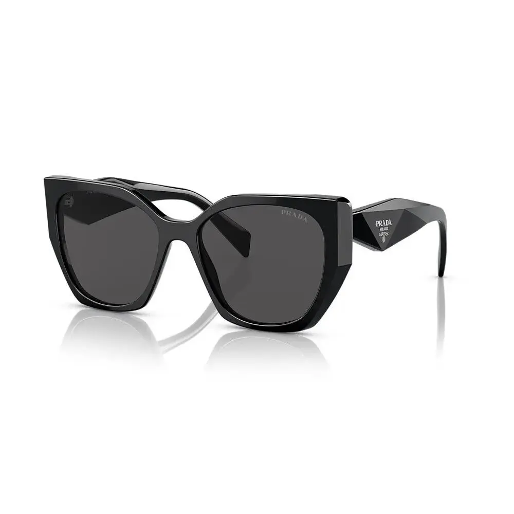 Prada PR 19ZS 1AB5S0 Black Dark Grey Lens 55mm Women`s Sunglasses