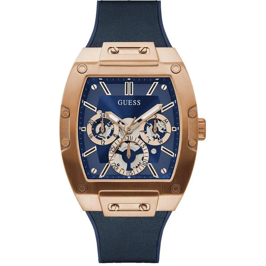 Men`s Phoenix Quartz Blue Dial Watch - GW0202G4 by Guess
