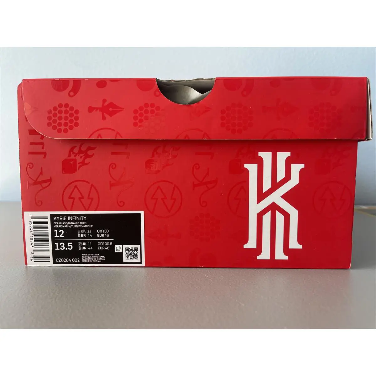 Nike shoes - Nike Kyrie Infinity - Kyrie Infinity - DH5385-900 - Sea Glass/Metallic Gold/Clear Emerald/Dynamic Turq (UPC: 195244102433) 1