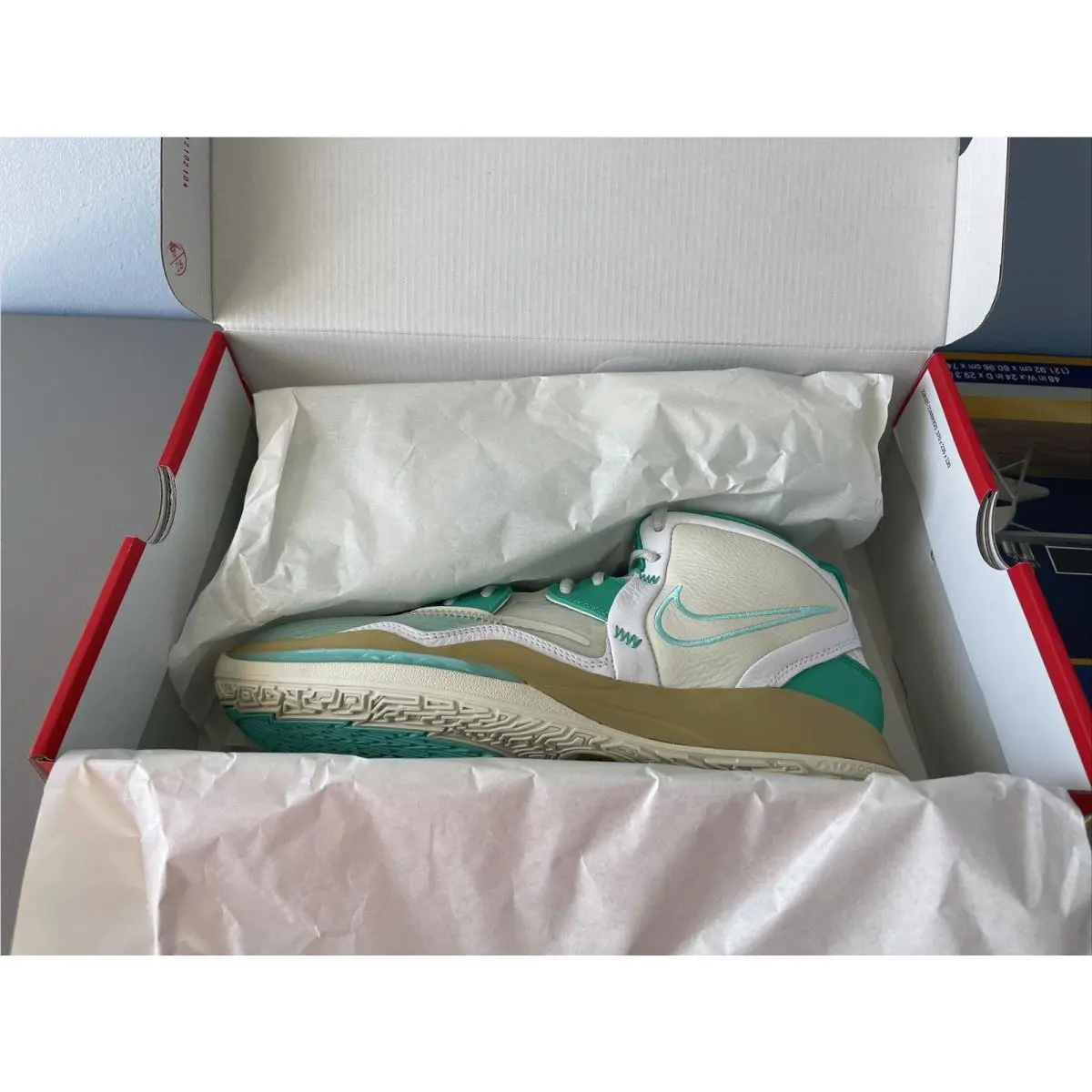 Nike shoes - Nike Kyrie Infinity - Kyrie Infinity - DH5385-900 - Sea Glass/Metallic Gold/Clear Emerald/Dynamic Turq (UPC: 195244102433) 0