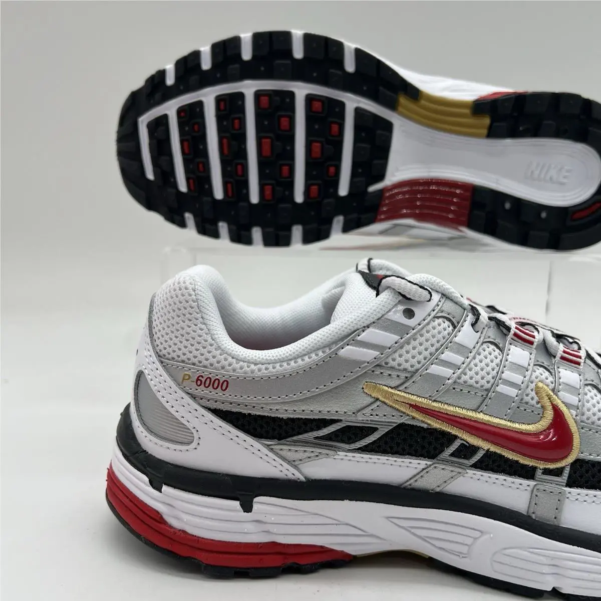Nike shoes - Nike P-6000 - BV1021-101 - White/Varsity red 1