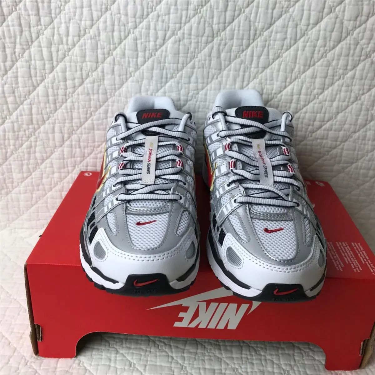 Nike shoes - Nike P-6000 - BV1021-101 - White/Varsity red 3