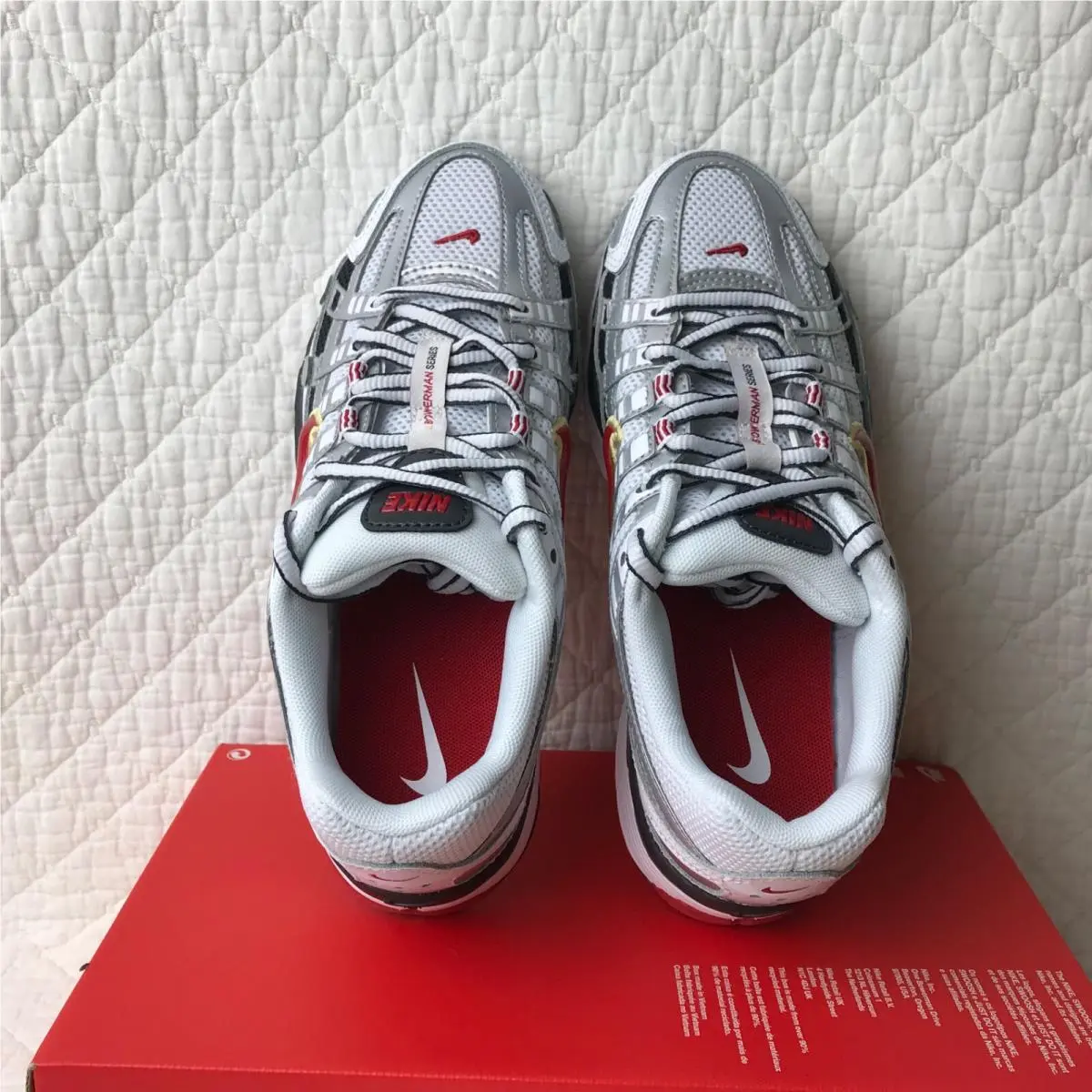 Nike shoes - Nike P-6000 - BV1021-101 - White/Varsity red 10