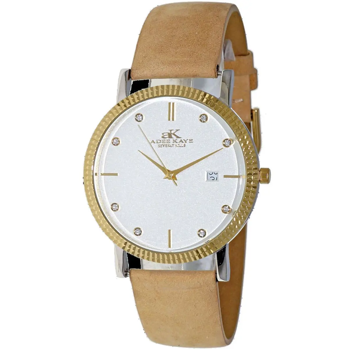 Adee Kaye Men`s Galactic Rose Gold Dial Watch - AK4801-MTTG_LBN