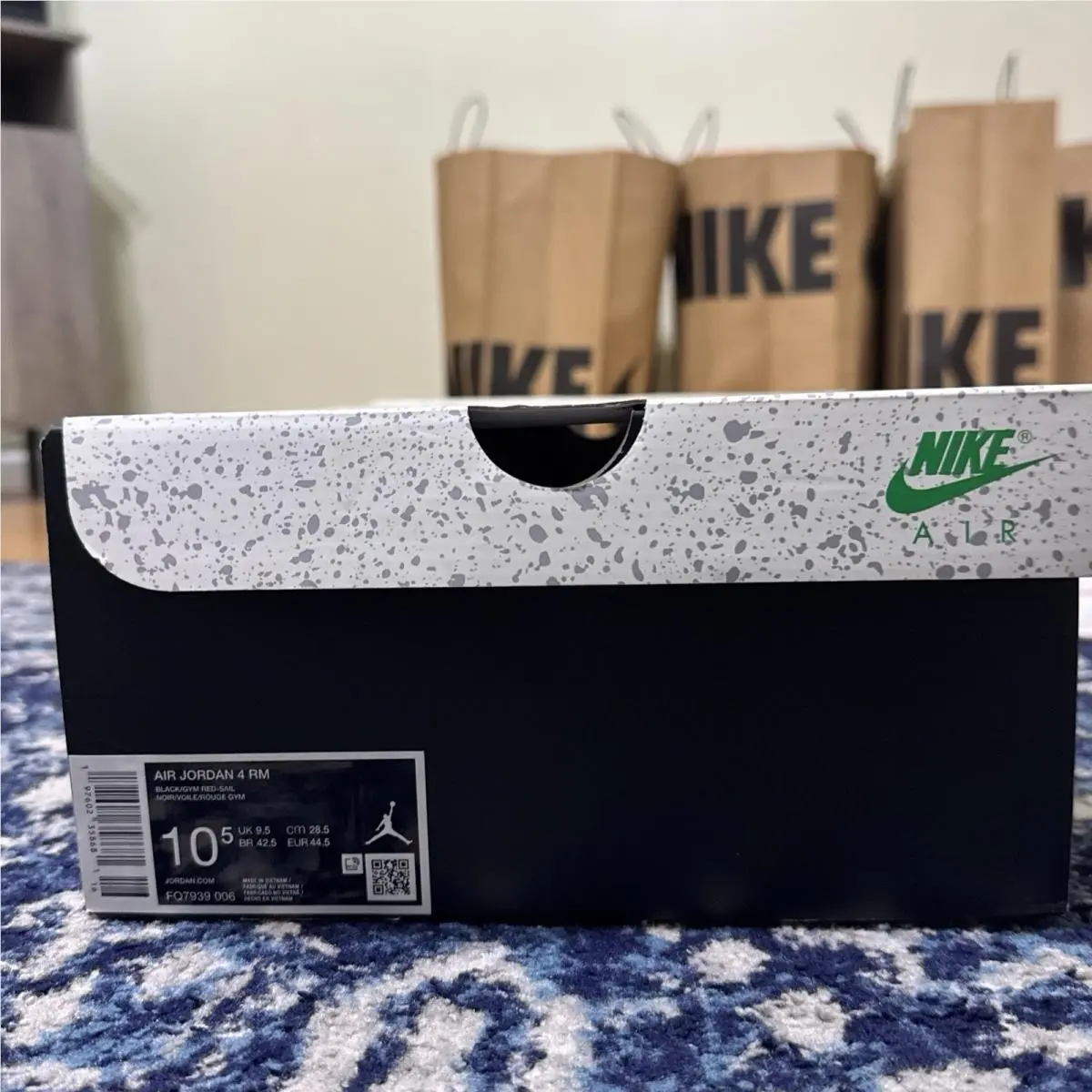 Nike shoes - Air Jordan 4 RM - Air - FQ7939-006 - Black (UPC: 0197602358681) 5
