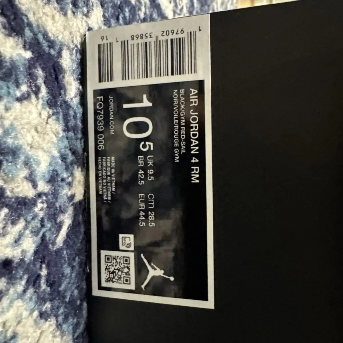 Nike shoes - Air Jordan 4 RM - Air - FQ7939-006 - Black (UPC: 0197602358681) 6