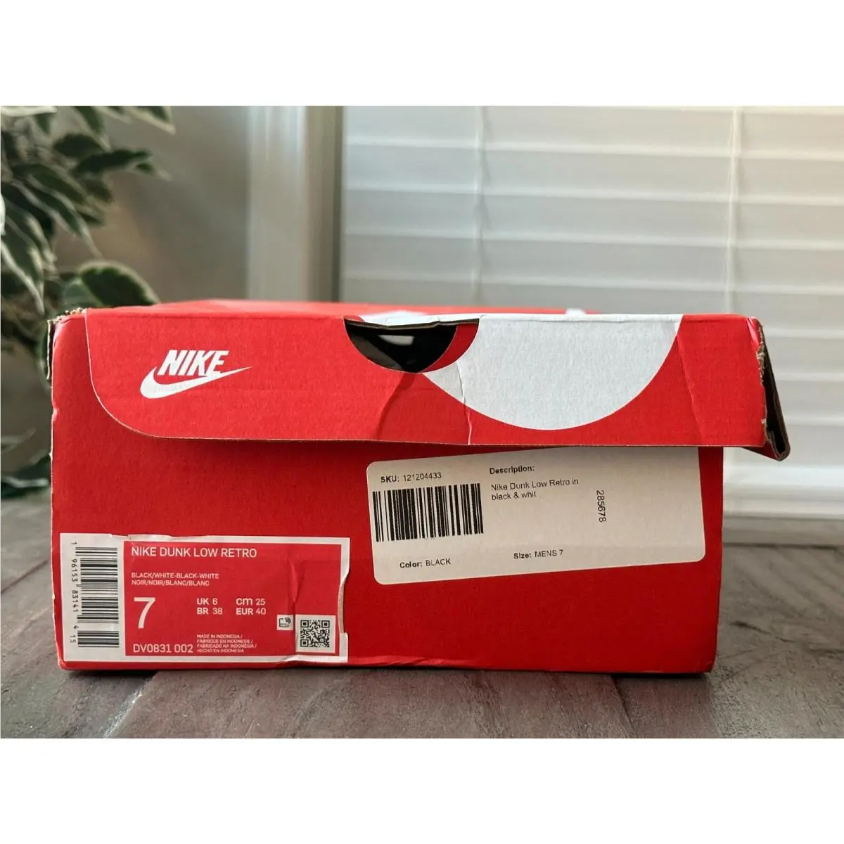 Nike shoes - Nike Dunk Low Retro - Dunk Low Retro - DV0831002 - Black /White (UPC: 196153831414) 12