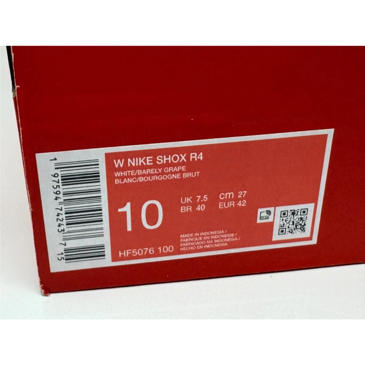 Nike shoes - Nike Shox - Shox - Hf5076-100 - White (UPC: 197594742437) 4